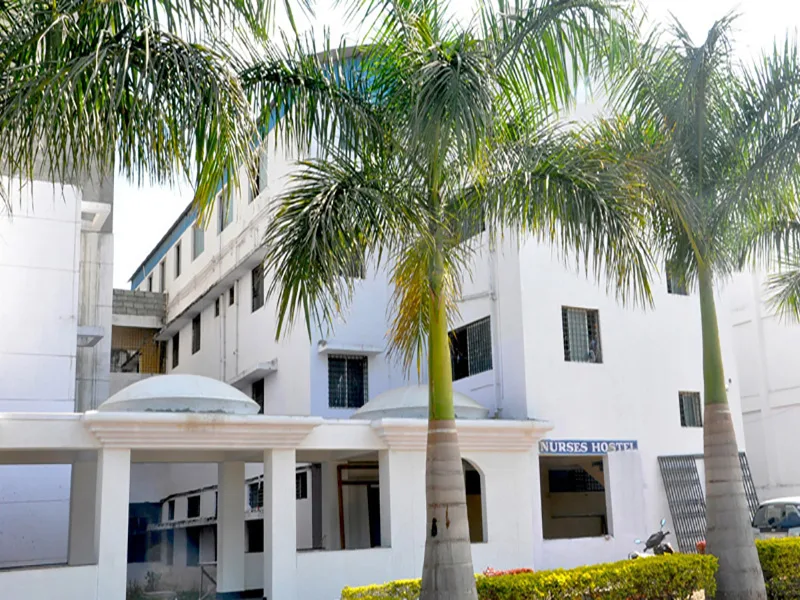 The campus at RajaRajeswari College of Nursing (RRCN), Mysore Road