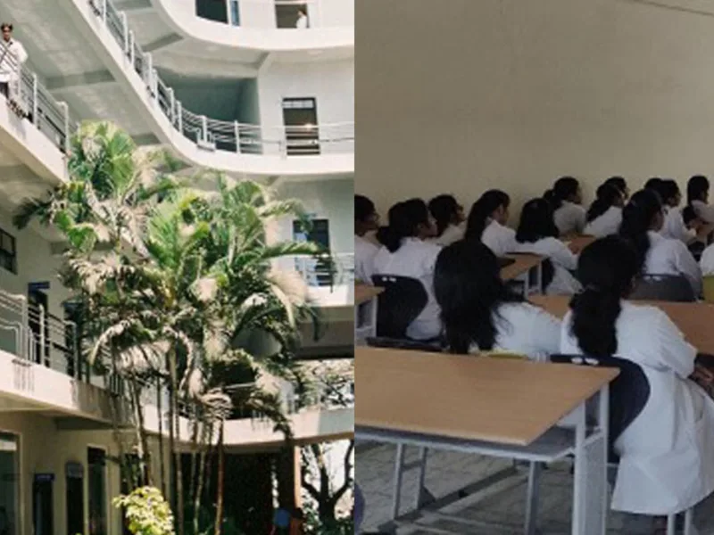The campus at Dayananda Sagar College of Dental Sciences, Kumaraswamy Layout