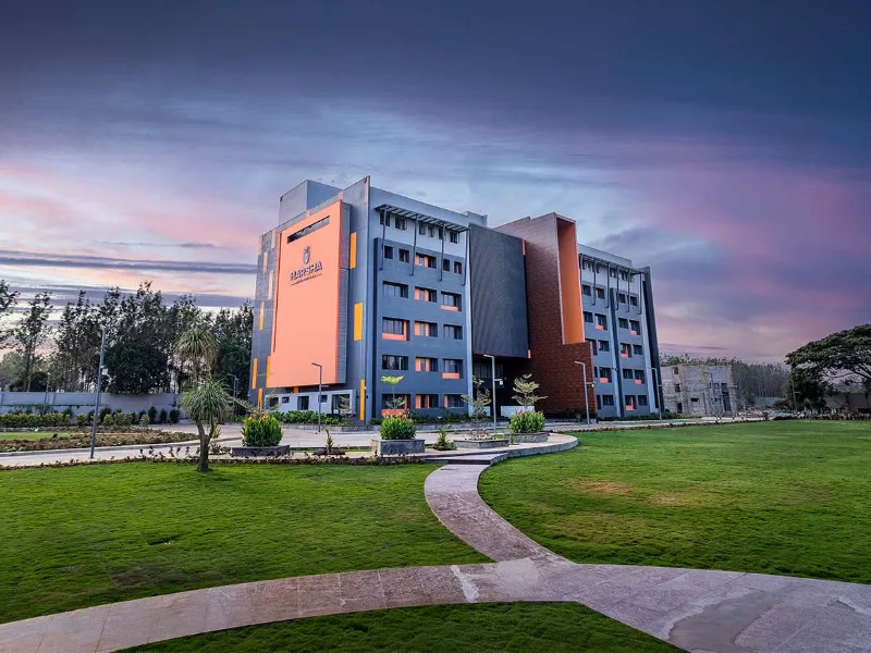 The campus at Harsha College of Pharmacy, Nelamangala