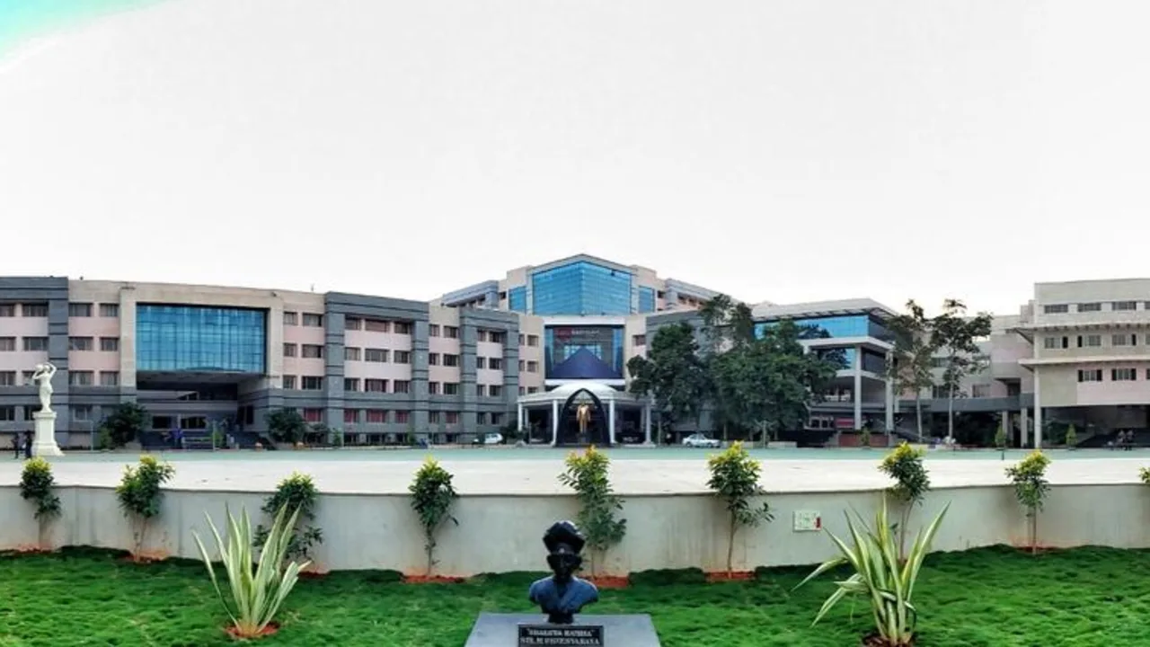 The campus at M.S. Ramaiah Institute of Technology (MSRIT), Mathikere