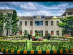 The front elevation of the Vijaya College building