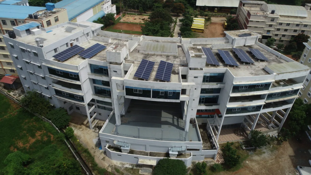 The campus at BGS College of Nursing Sciences, Uttarahalli