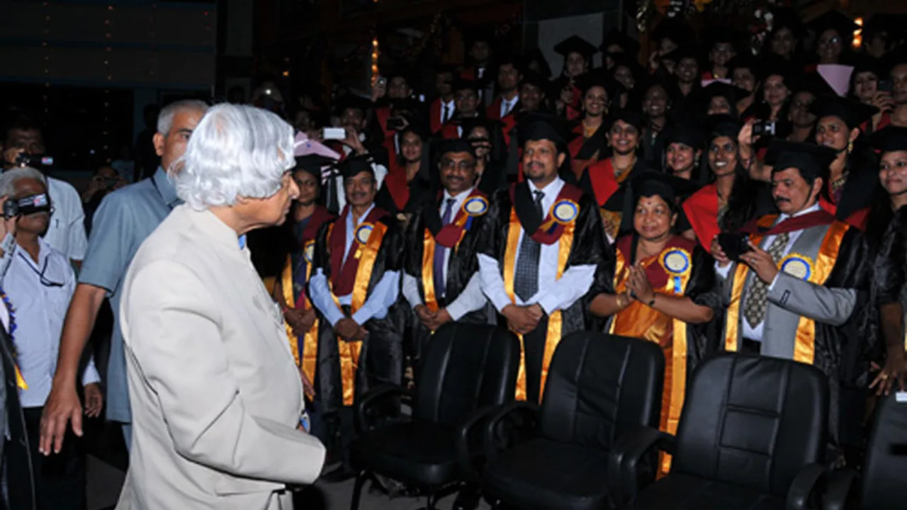 The college auditorium