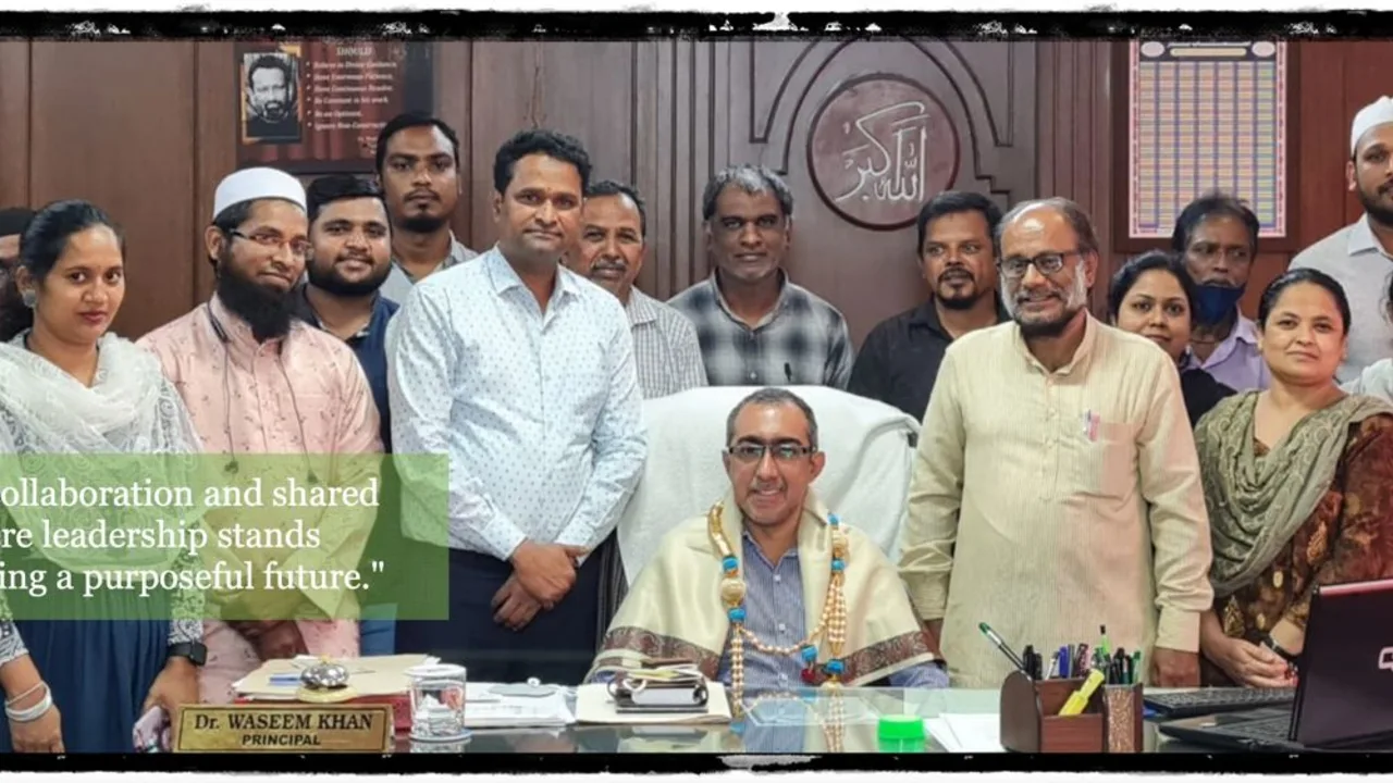 On the campus of Al-Ameen College of Law, Hosur Road