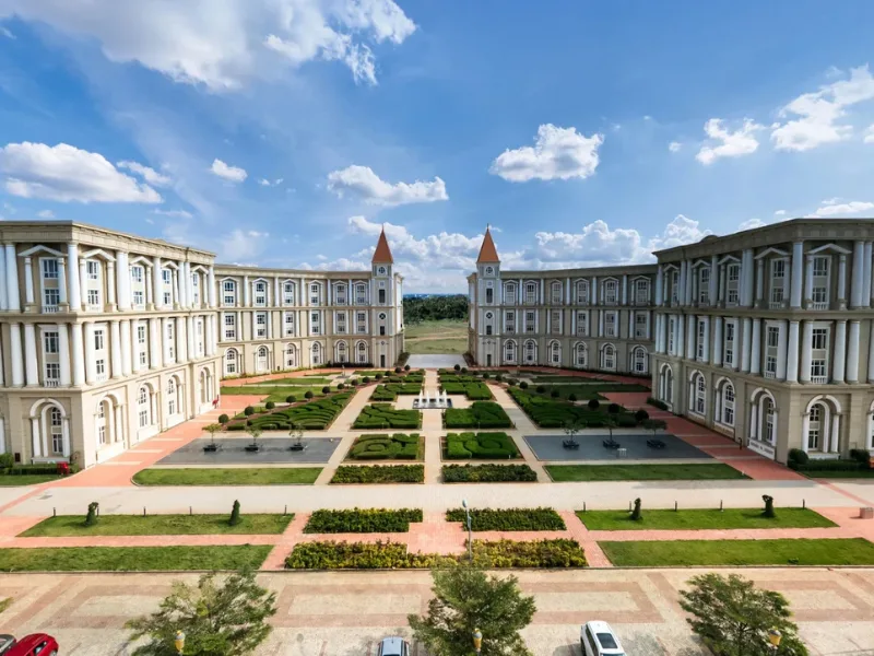 The campus at Dayananda Sagar College of Nursing, Kumaraswamy Layout