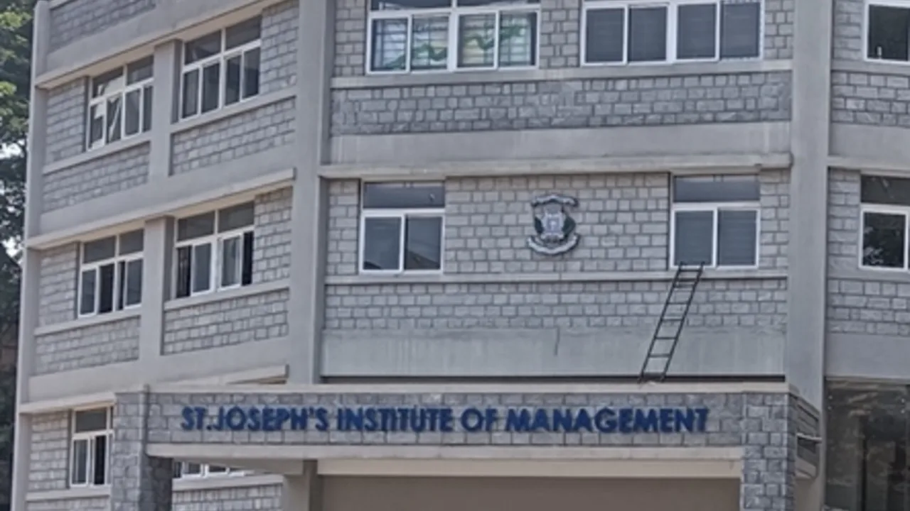 The campus at St. Joseph's Institute of Management (SJIM), MG Road