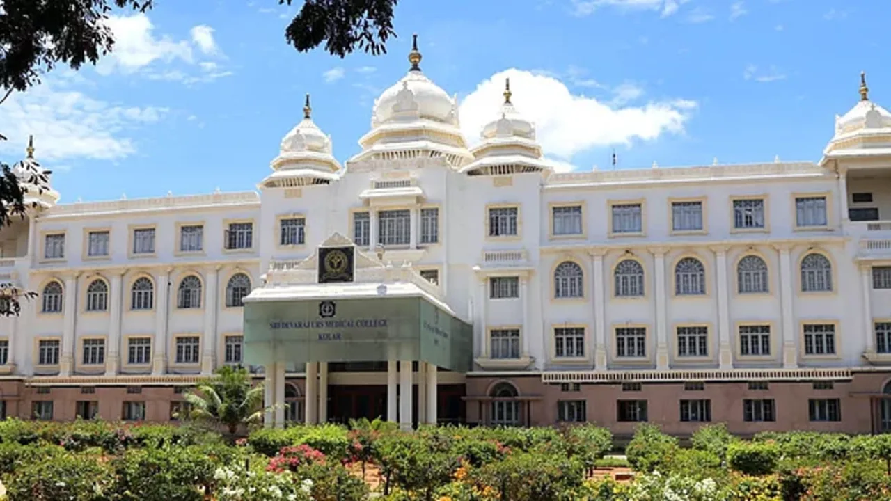 On the campus of Sri Devaraj Urs Medical College (SDUMC), Kolar
