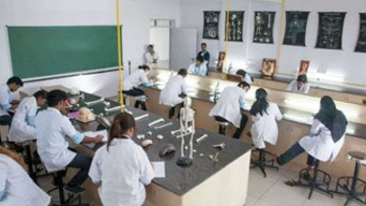 A college laboratory