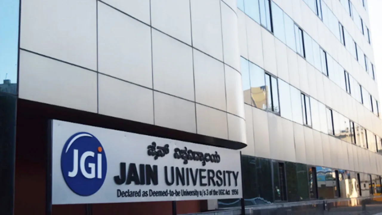 The campus at Sri Bhagawan Mahaveer Jain College (Autonomous), V V Puram