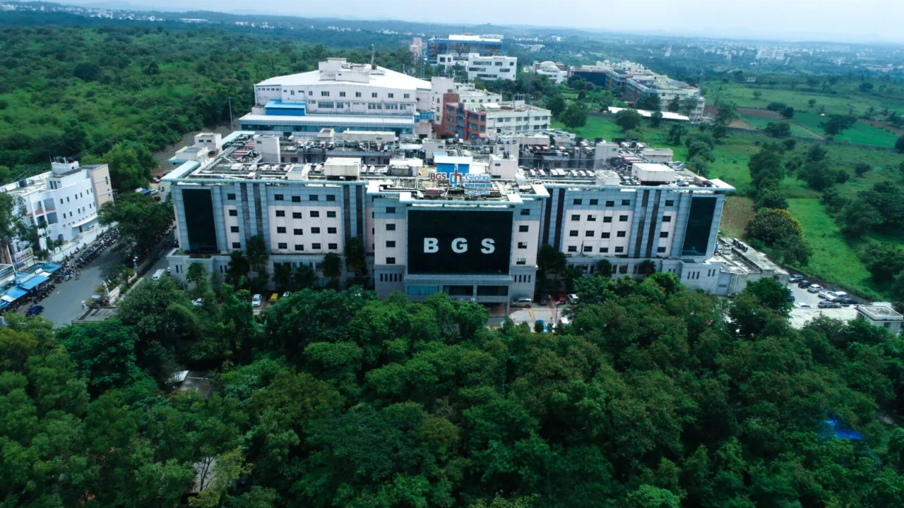 The campus at BGS College of Nursing Sciences, Uttarahalli