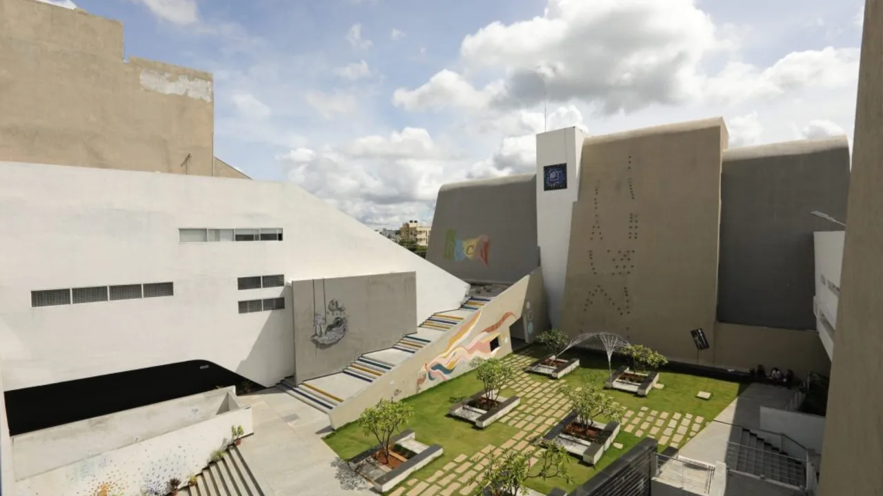 The campus at RV College of Architecture (RVCA), Banashankari