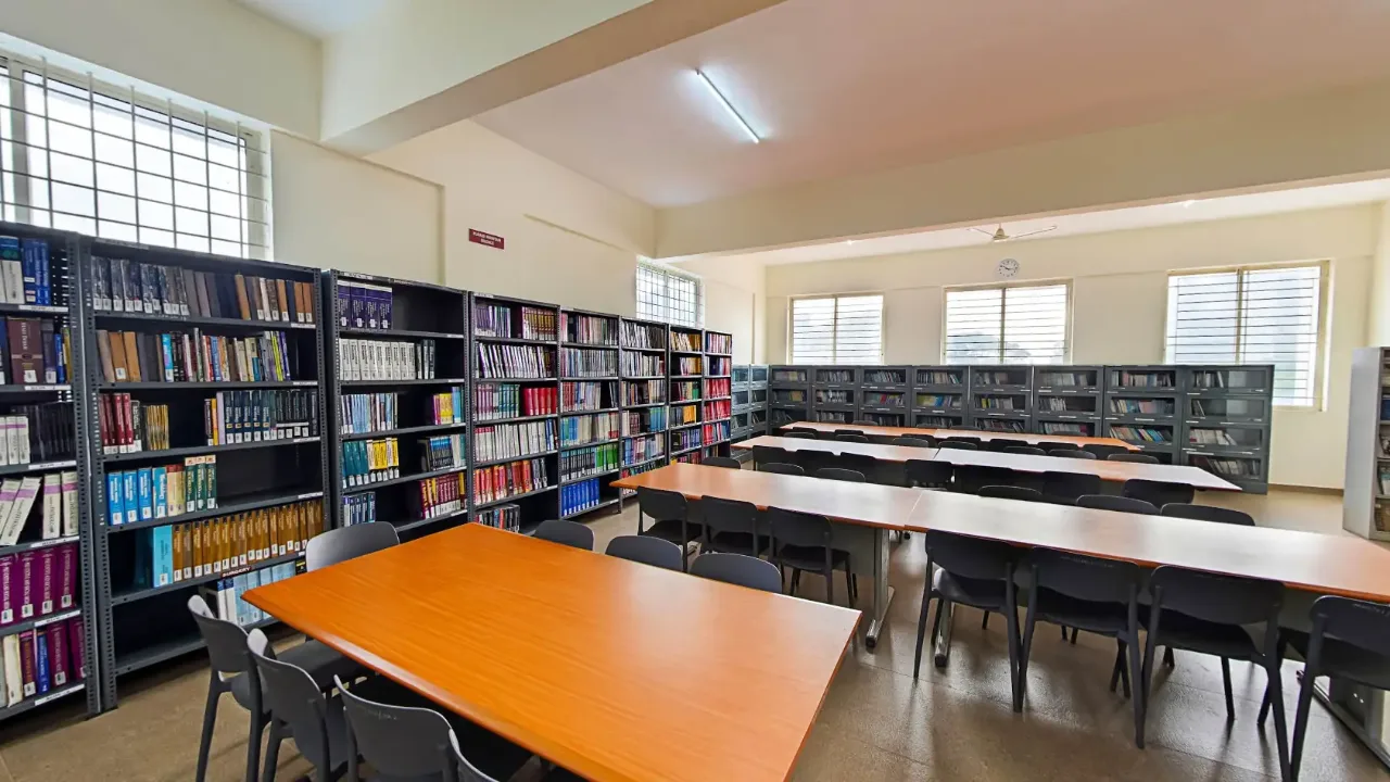 Library with Textbooks & Journals