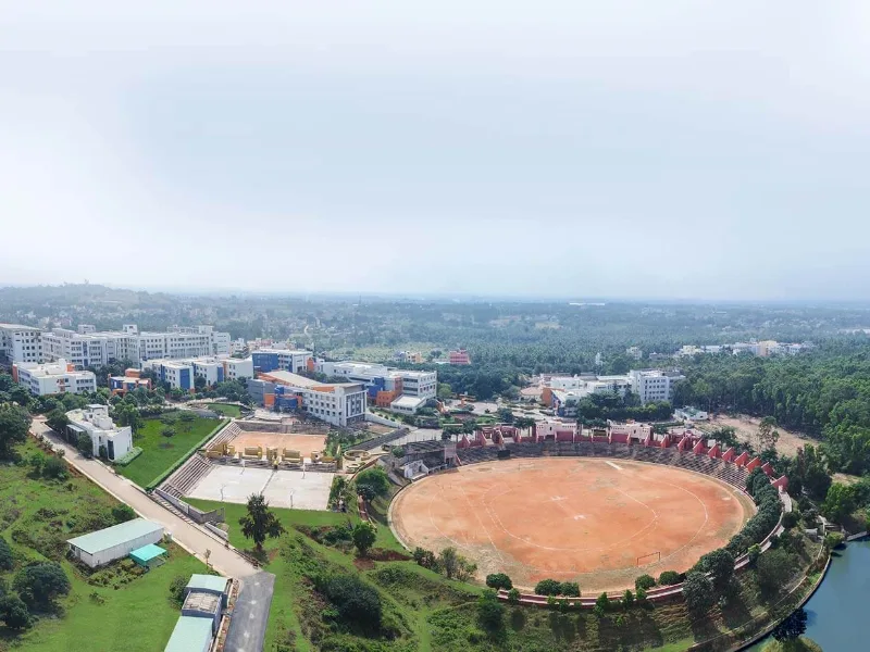 The campus at Acharya School of Design (ASD), Soladevanahalli