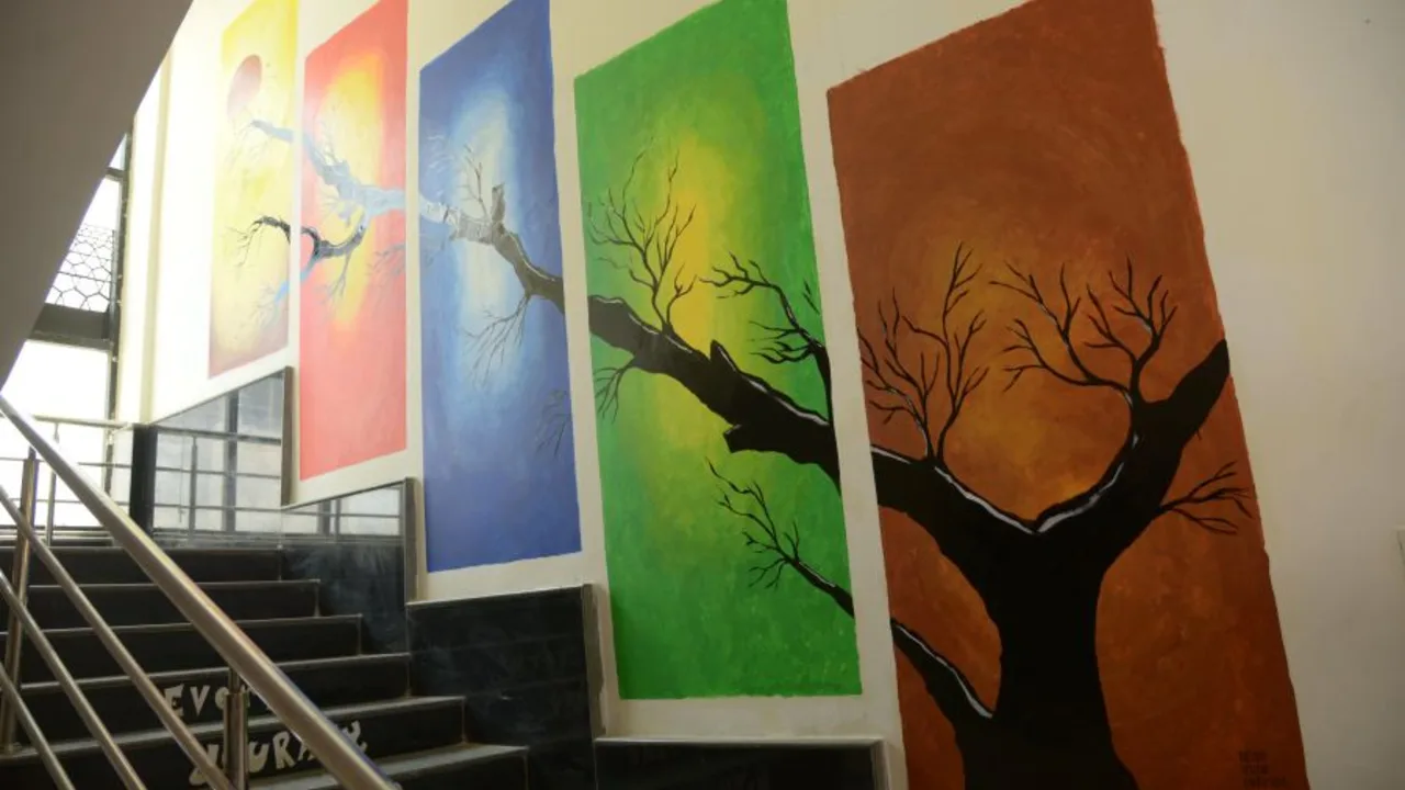 The campus at M.S. Ramaiah College of Architecture, MSR Nagar