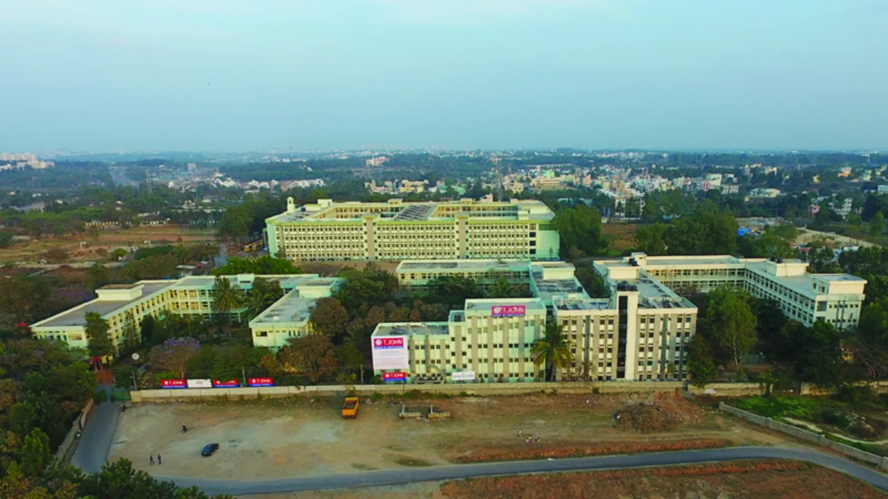 The campus at T. John Institute of Technology (TJIT), Bannerghatta Road