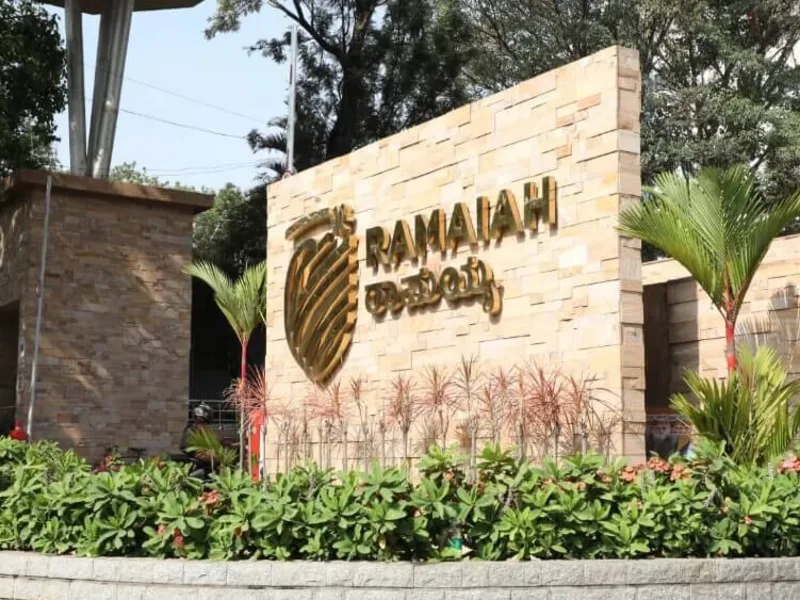 The campus at M.S. Ramaiah Institute of Nursing Education & Research (MSRINER), MSR Nagar