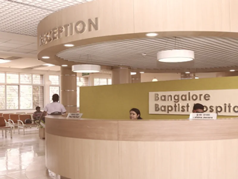 The campus at Bangalore Baptist Hospital - Institute of Nursing, Hebbal
