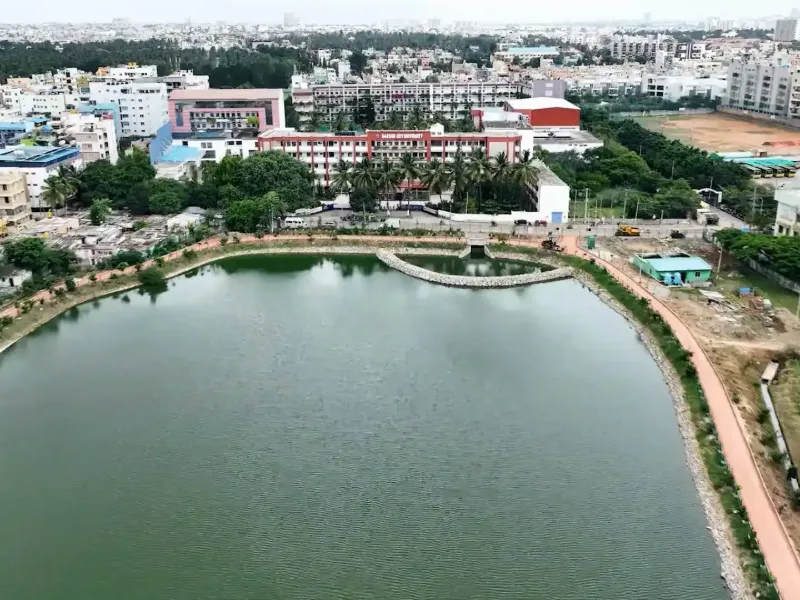 The campus at Garden City University (GCU), Hoskote