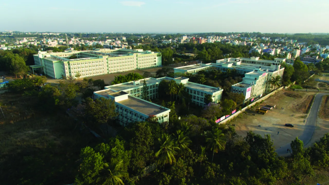 The campus at T. John College of Pharmacy, Bannerghatta Road