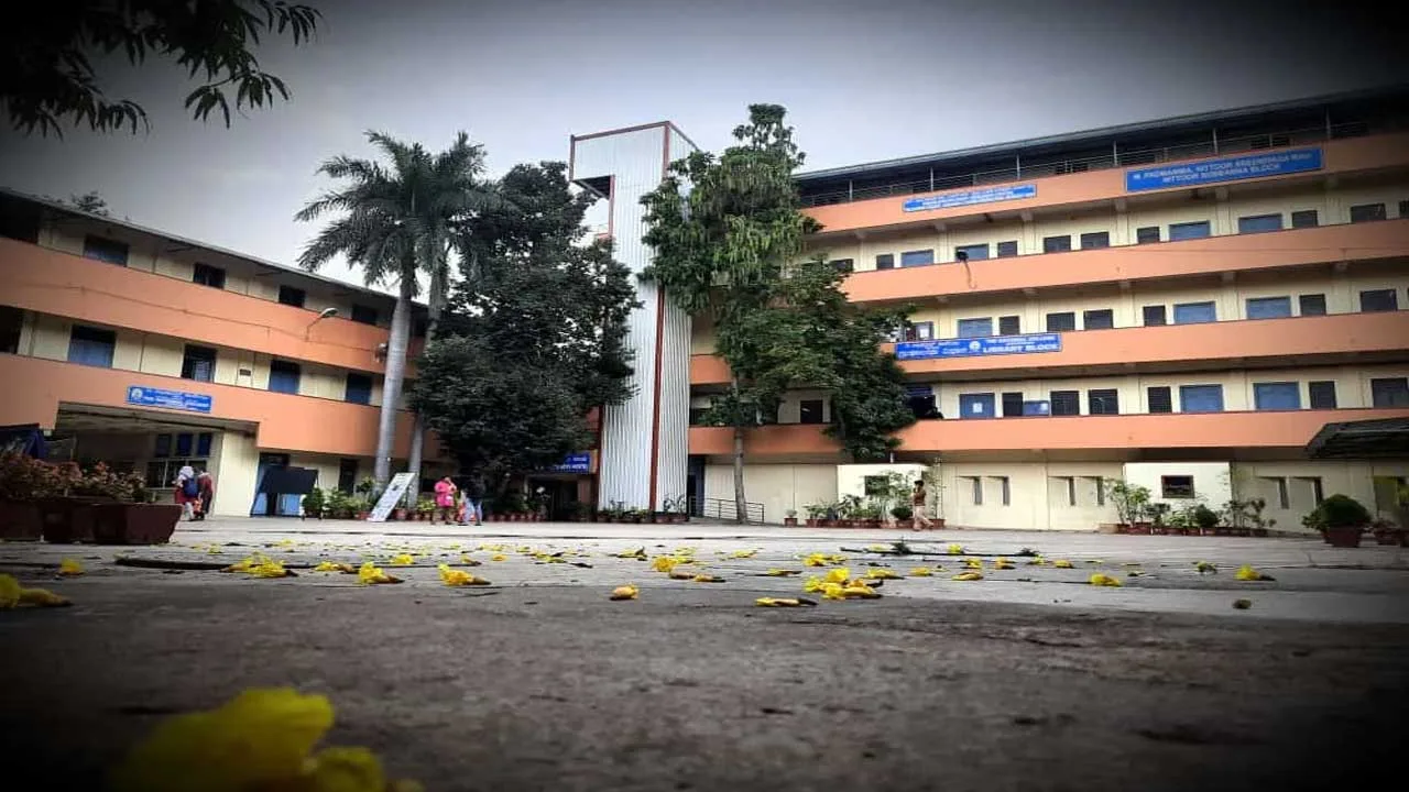 The campus at National College, Basavanagudi, Chamarajpet