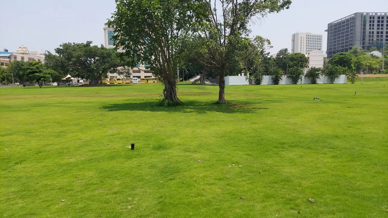 Greenery on the Vydehi campus