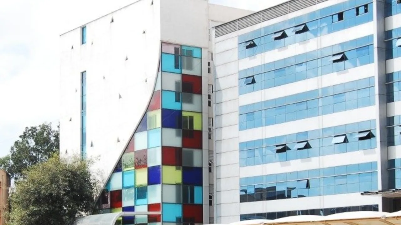The front of the Dayananda Sagar College of Architecture building