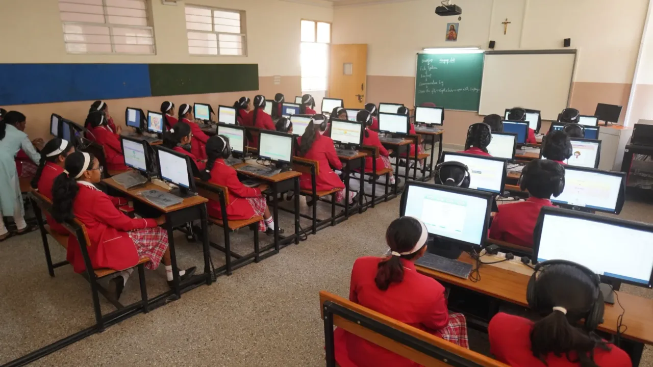 The school computer laboratory