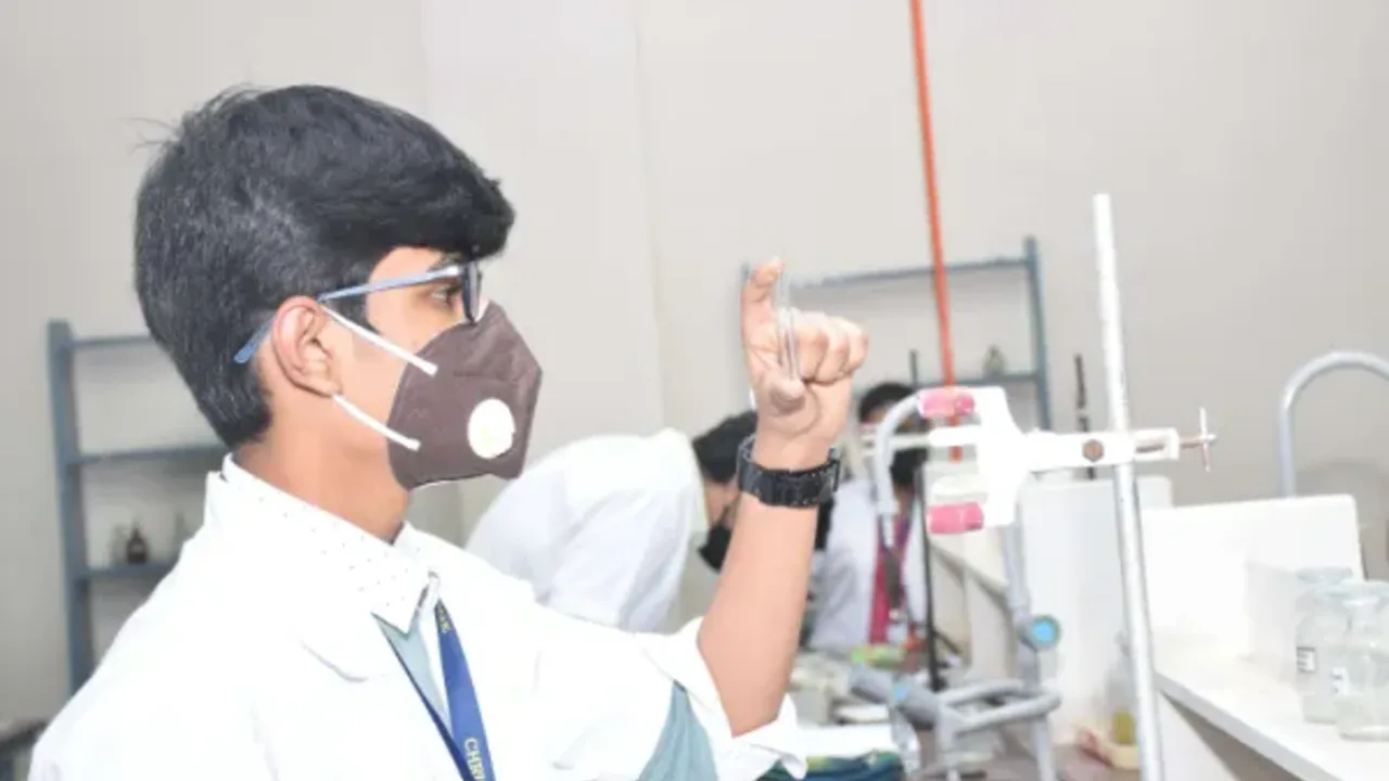 The college laboratories
