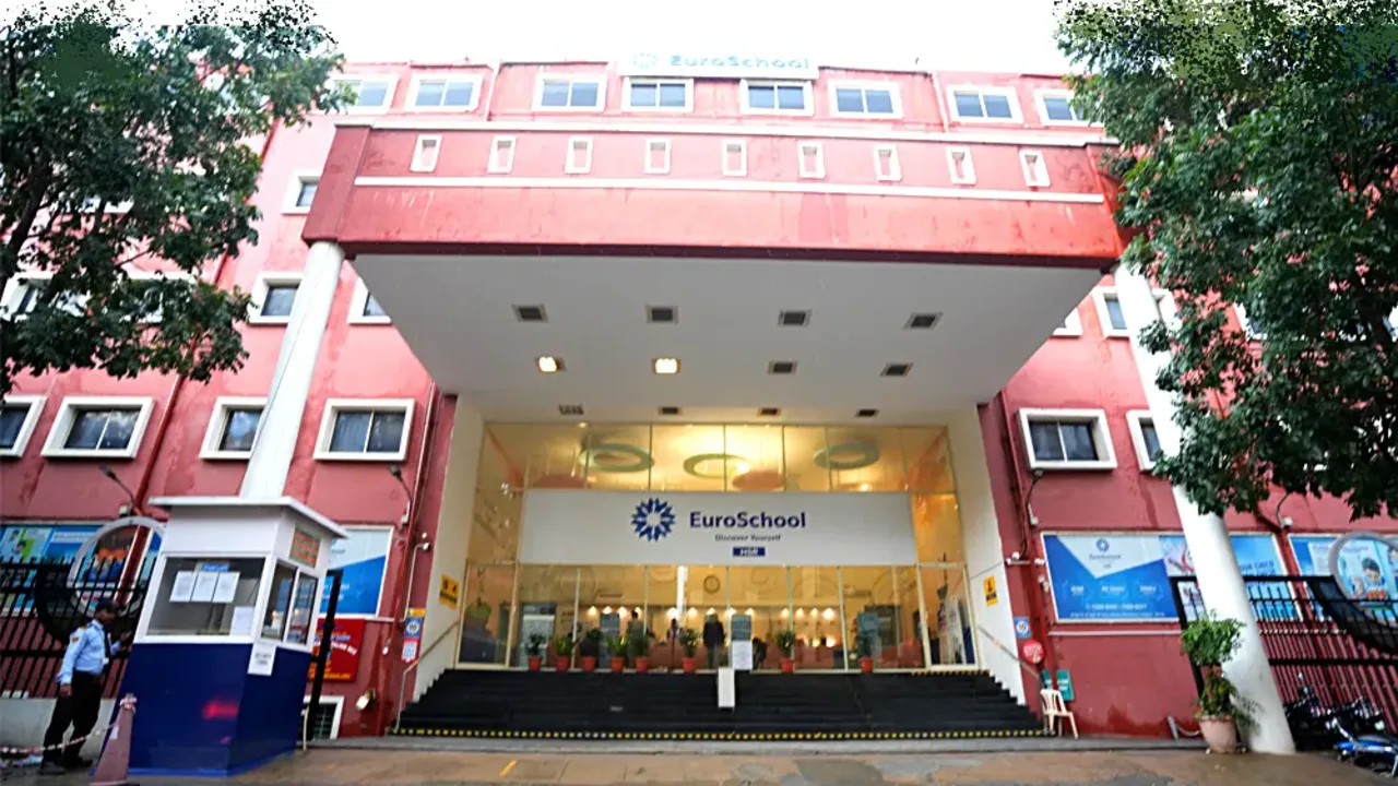 On the campus of EuroSchool Bangalore, Electronic City