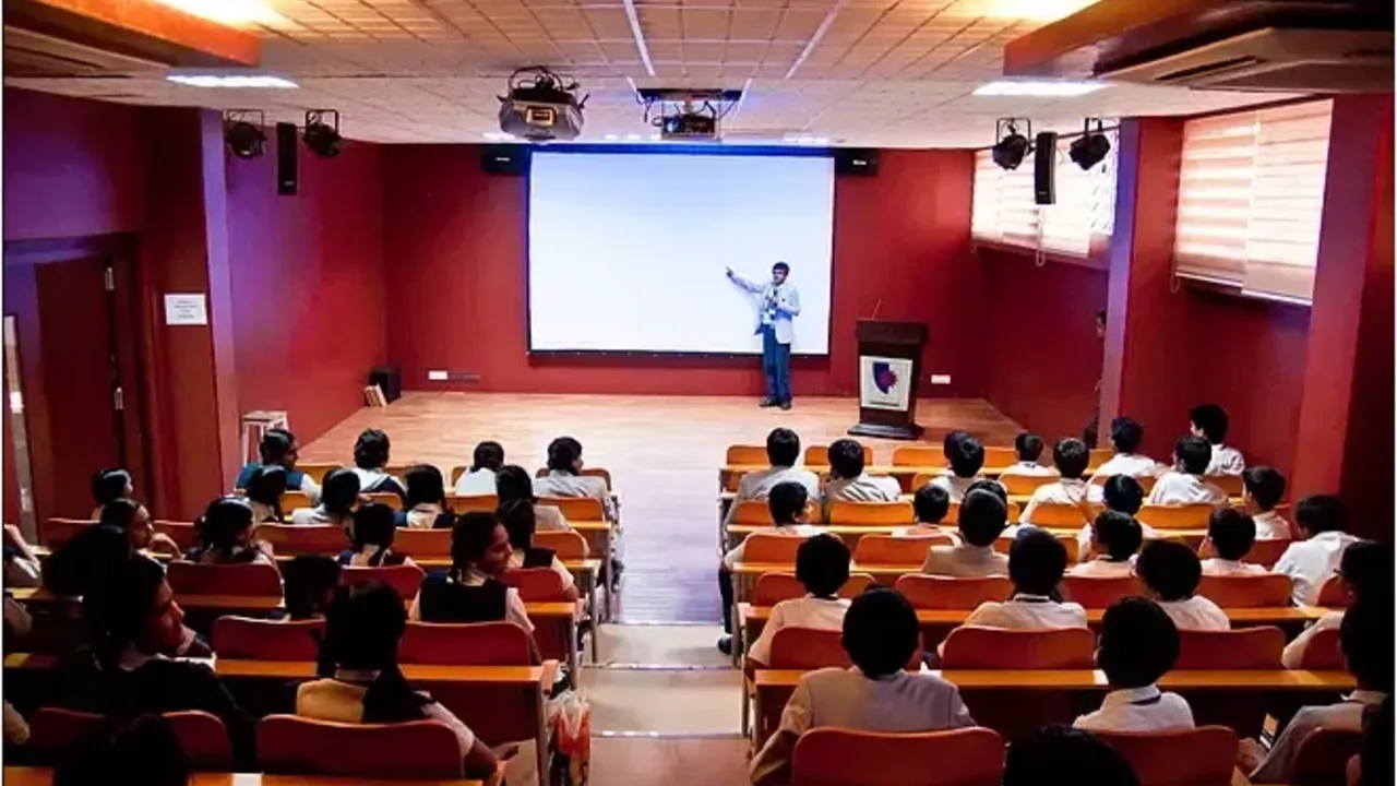 The campus at Bangalore International Academy (BIA), Jayanagar campus