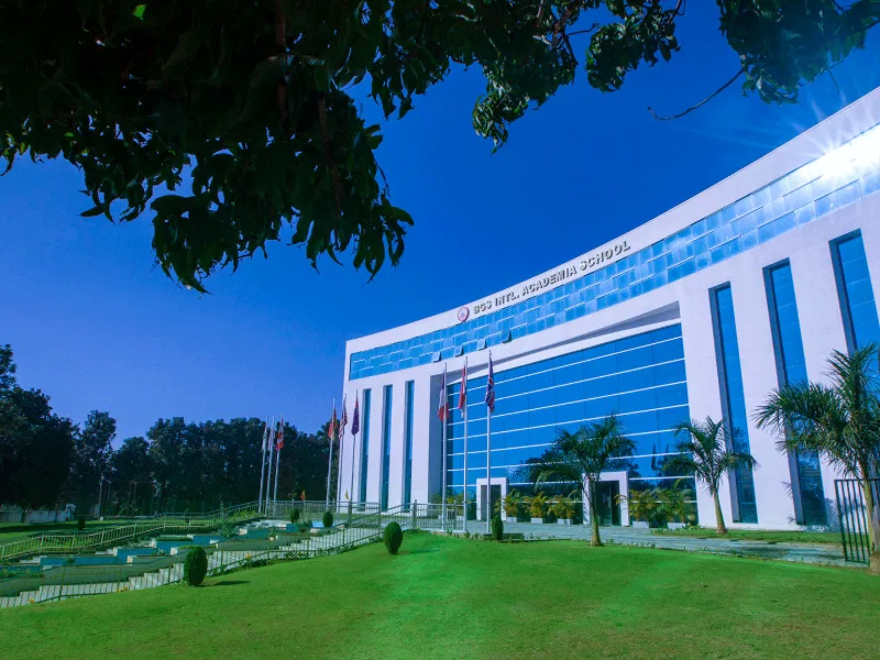 The campus at BGS International Academia School, Mysore Road