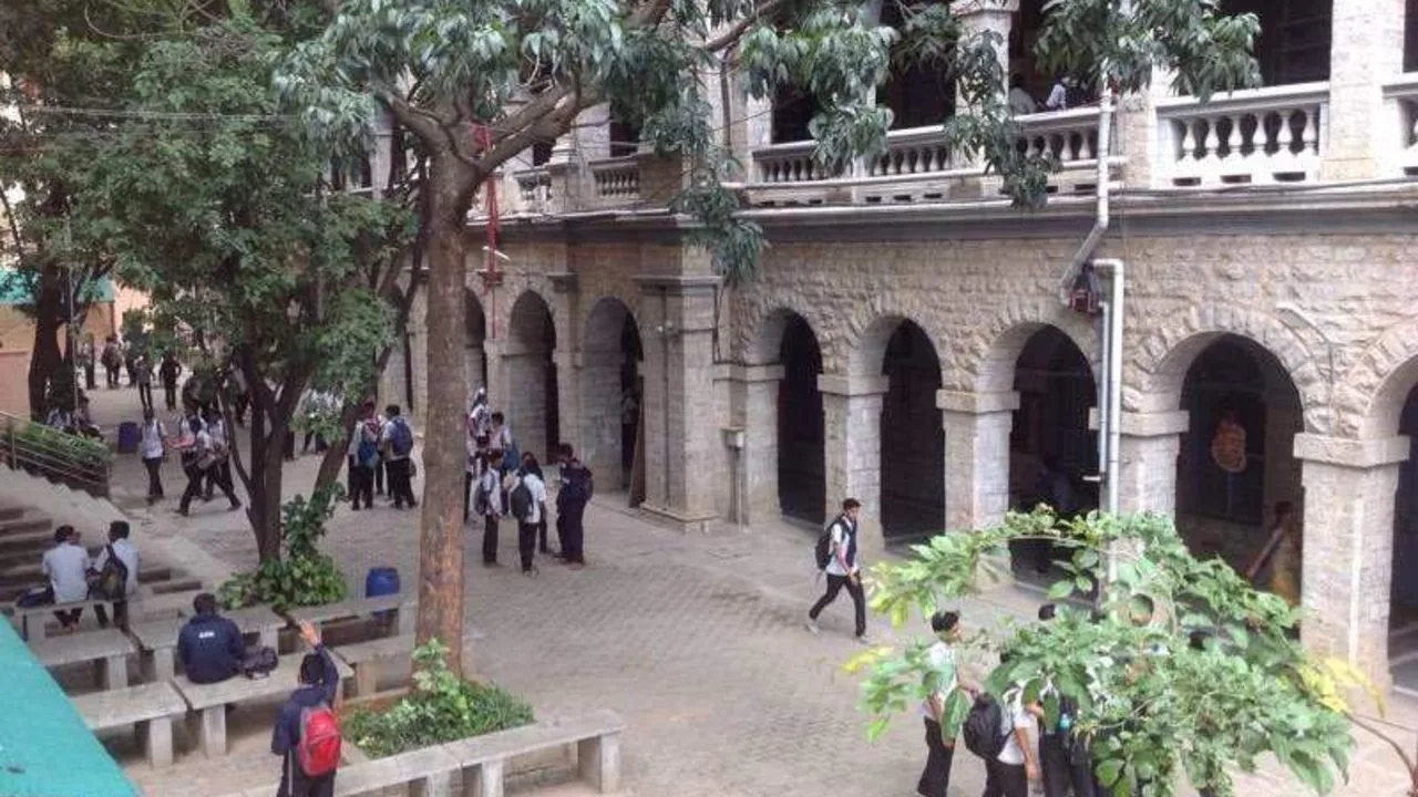 The college campus