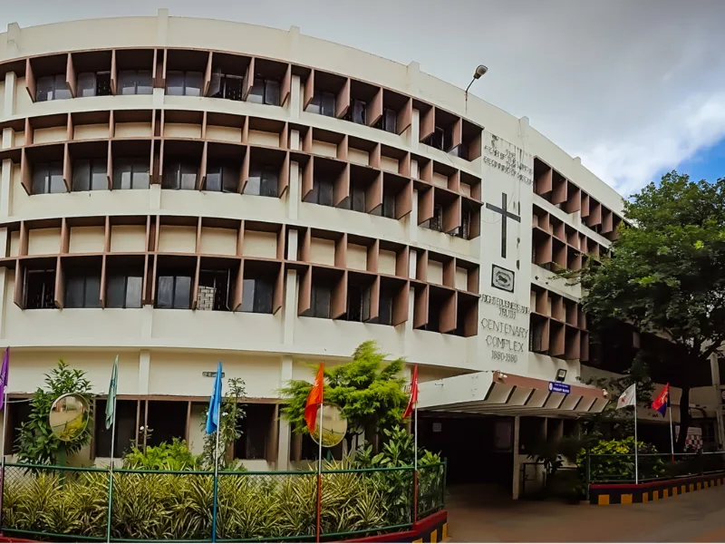 The campus at Baldwin Boys' High School, Hosur Road