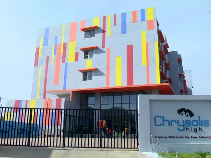 The campus at Chrysalis High, Bannerghatta Road