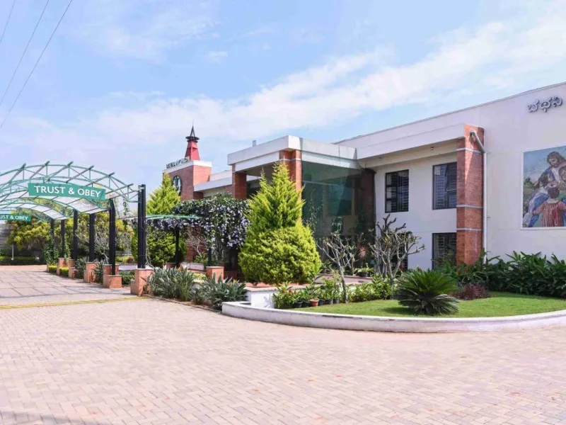 The campus at Bethany High School, Koramangala