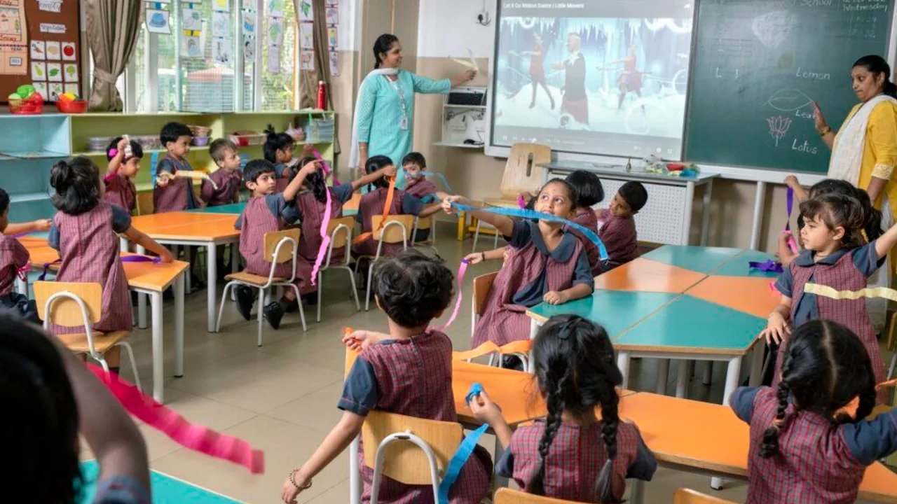 Campus of Samved School, J.P. Nagar