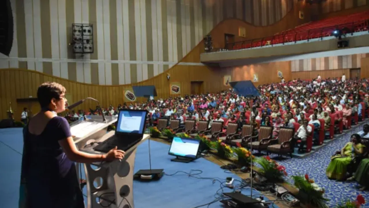 The college auditoriums