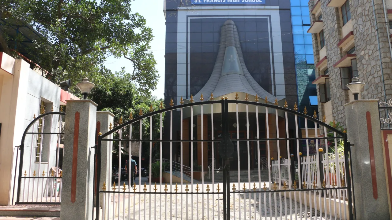 The campus at St. Francis High School, Koramangala