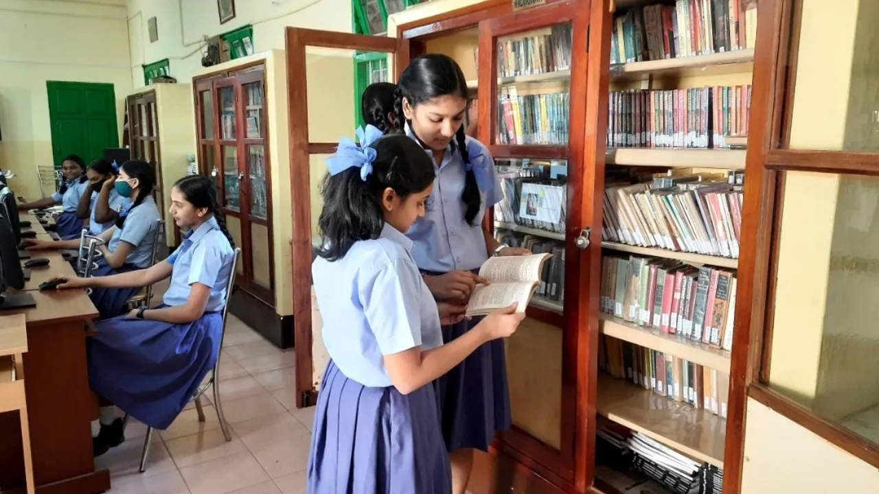The school library