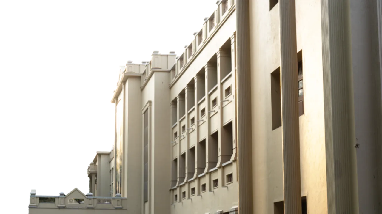 The campus at R.V. Girls High School, Jayanagar