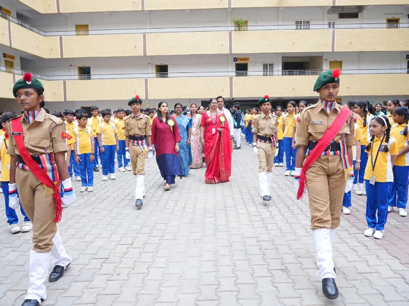 The campus at The Oxford Senior Secondary School, JP Nagar