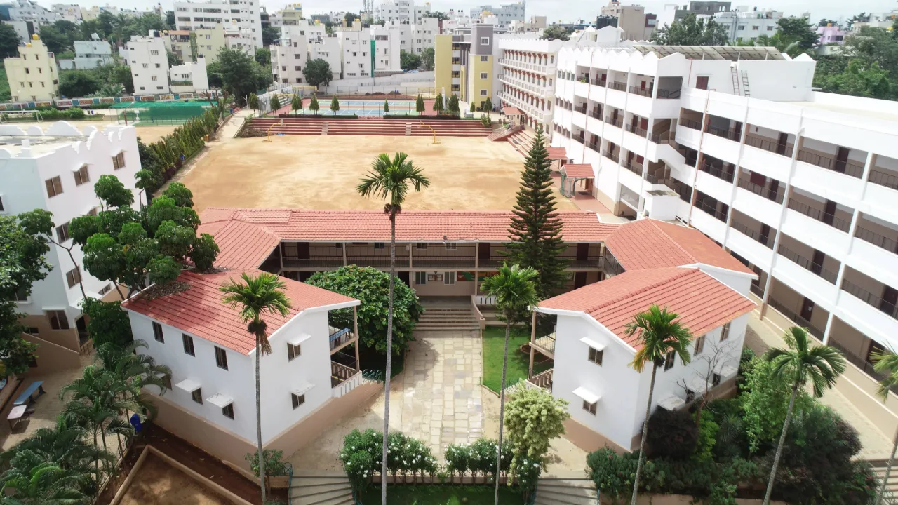The campus at Vidyaniketan Public School, Ullal