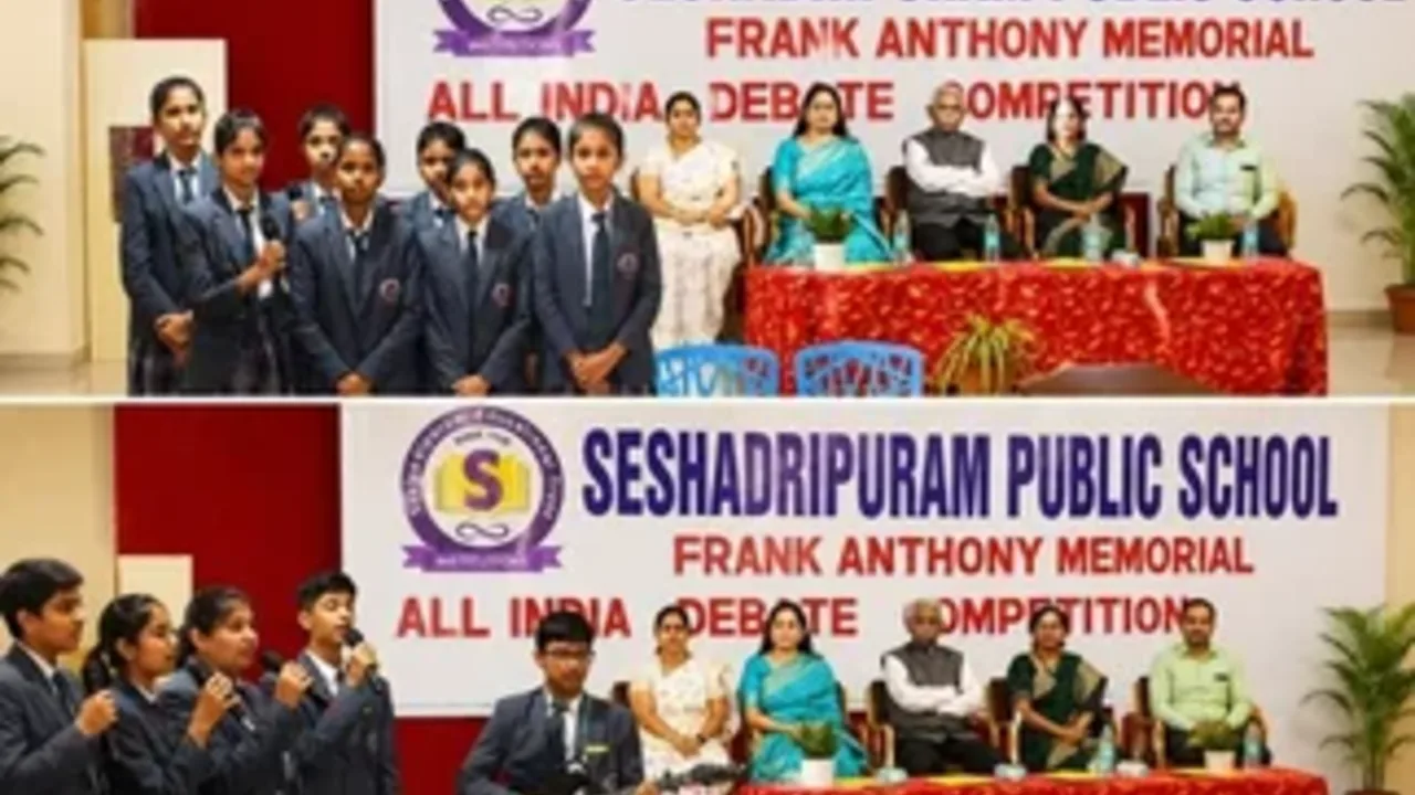 The campus at Seshadripuram Public School