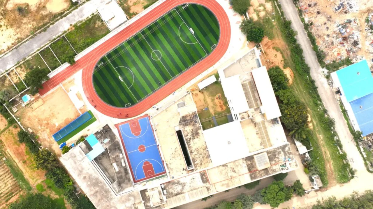 The campus at Oasis International School