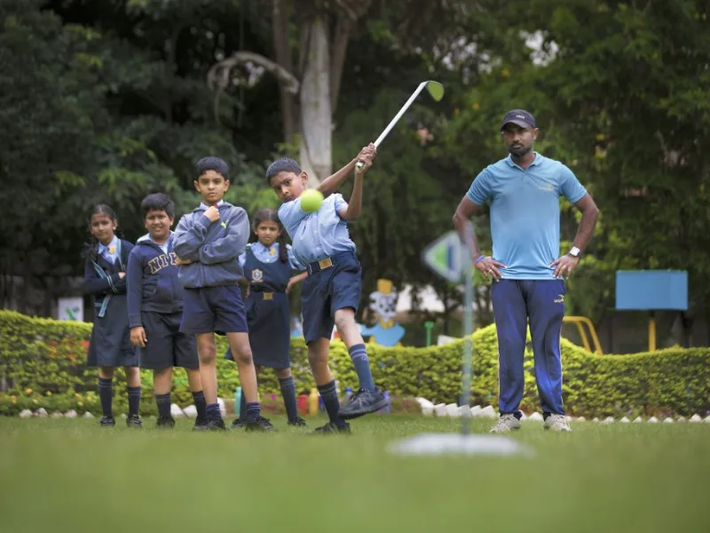 The campus at Sri Vani Education Centre, Rajajinagar