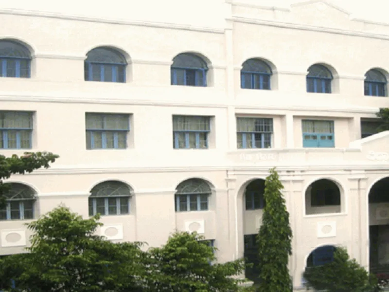 The campus at MES Kishora Kendra Pre-University College, Malleswaram