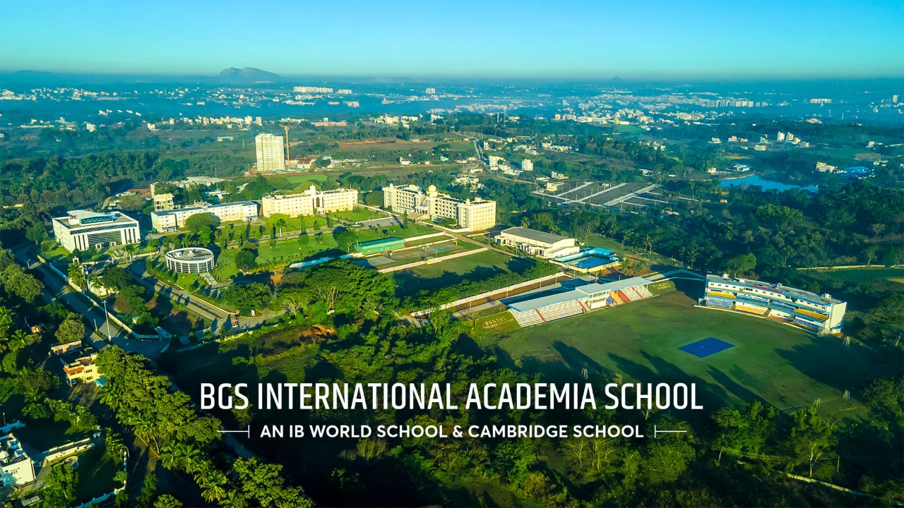 The campus at BGS International Academia School, Mysore Road