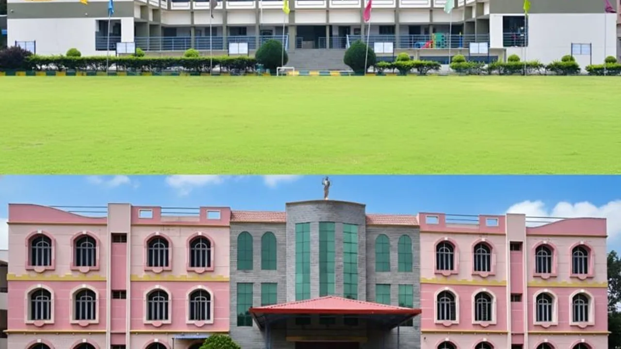 The St. Ann's ICSE School campus complex