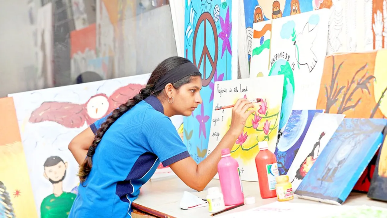The campus at Asia Pacific World School (APWS), Marathahalli