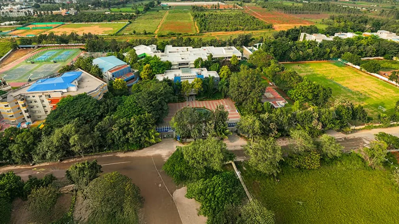 On the campus of Ebenezer International School Bangalore (EISB), Electronic City